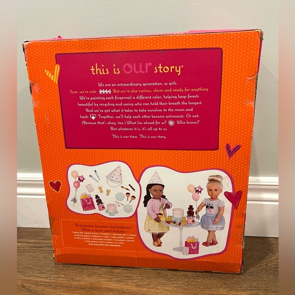 Our Generation Sweet Celebration birthday set - Picture 2 of 2